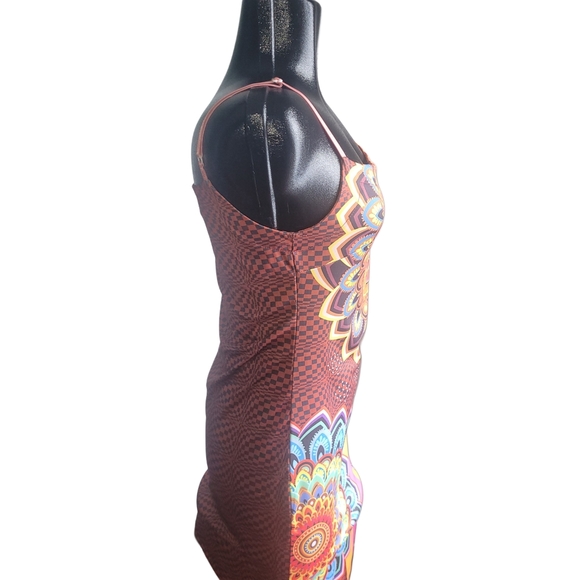 Colorful Mandala Print Dress Sz.XL - Picture 4 of 7
